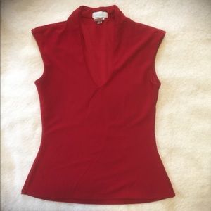 Sexy, well shaped red shirt